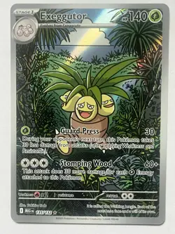 Exeggutor 135/132 Mega Evolution MEG Illustration Rare Pokemon TCG Card NM - Image 1