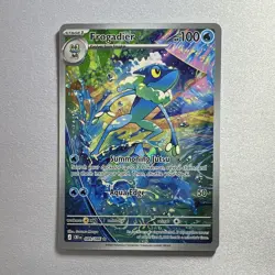 Pokemon Trading Card: Frogadier 089/086 Chaos Rising IR Holo NM - Image 3