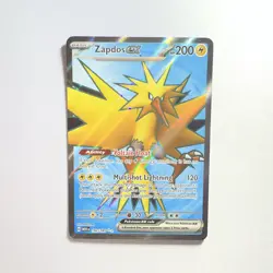 Pokemon Trading Card: Zapdos ex 192/165 SV 151 Ultra Rare Full Art Holo - Image 3