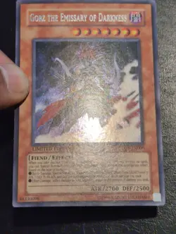 Yu-Gi-Oh! SECRET RARE CARD GORZ THE EMISSARY OF DARKNESS DLG1-EN000 VLP - Image 3