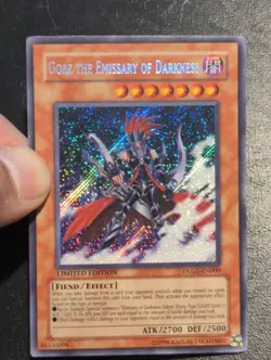 Yu-Gi-Oh! SECRET RARE CARD GORZ THE EMISSARY OF DARKNESS DLG1-EN000 VLP - Image 4