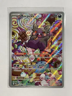 Morpeko Paradox Rift Holo Illustration Pokemon Card 206/182 Rare - Image 1