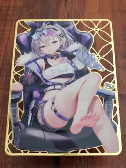 Silver Wolf - Honkai: Star Rail - Goddess Story Gold Metal Card - Image 1