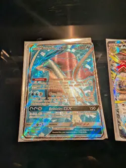 Pokemon TCG 2 Card Holo Lot Suicune GX 200/214 + M Gyarados EX 27/122 - Image 2