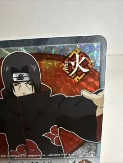 RARE Naruto Itachi Uchiha us081 Diamond Foil Bandai Vintage MINT Card CCG 2002 - Image 4