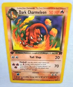 1ST EDITION DARK CHARMELEON 32/82 Team Rocket WOTC Pokemon Card 2000 - Image 3