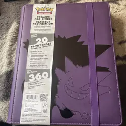 Ultra Pro Pokemon Binder 20 Page 18 Pocket Gengar Brand New Holds 360 TCG Cards - Image 1