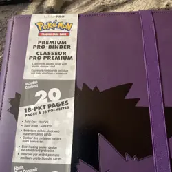 Ultra Pro Pokemon Binder 20 Page 18 Pocket Gengar Brand New Holds 360 TCG Cards - Image 2