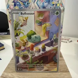 Bulbasaur 143/142 Illustration Rare Stellar Crown English Pokemon Card - Image 1