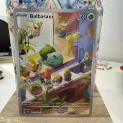 Bulbasaur 143/142 Illustration Rare Stellar Crown English Pokemon Card - Image 4