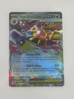 Mega Starmie ex 021/088 Holo NM Pokemon Card ME03 Perfect Order TCG Combine Ship - Image 1