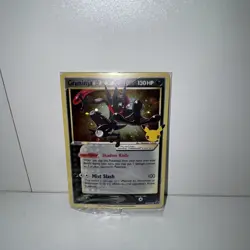 Greninja Gold Star SWSH144 Celebrations Black Star Promo Sealed Swirl Holo Bleed - Image 1