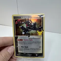 Greninja Gold Star SWSH144 Celebrations Black Star Promo Sealed Swirl Holo Bleed - Image 5