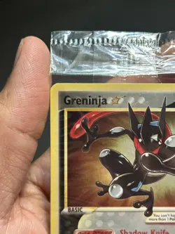 Gold Star Greninja SEALED SWSH144 Black Star Promo Celebrations HOLO BLEED ERROR - Image 3