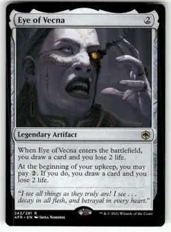 Eye of Vecna 243 Rare Adventures in the Forgotten Realms Magic: The Gathering NM - Image 1