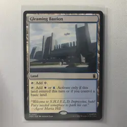 Gleaming Bastion MSH 267 Magic: The Gathering R NM Regular - Image 2