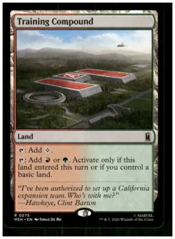 Training Compound 275 Rare Marvel Super Heroes Magic: The Gathering Near Mint - Image 1