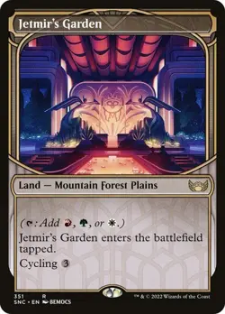 Jetmir's Garden SHOWCASE - 351 - Rare Streets of New Capenna SNC MTG - Image 1