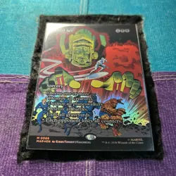 Final Act MTG Magic the Gathering Marvel Super Heroes Bordrless FOIL 0066 NM/MNT - Image 1