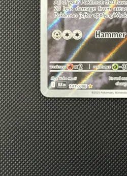 Pokemon TCG Klinklang 141/086 Sv: Black Bolt Holo Illustration Rare English - Image 2