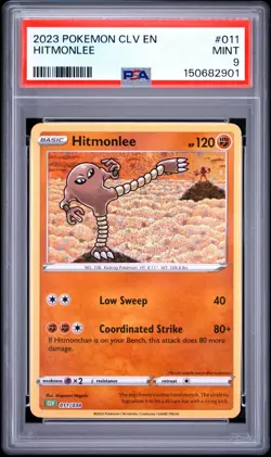 Hitmonlee 011/034 Holo PSA 9 MINT (TCG Classic: Venusaur Deck, 2023) - Image 1