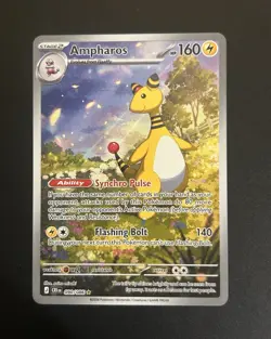 The Pokemon Company Ampharos 090/086 Crown Zenith Full Art Holo Rare EN - Image 1