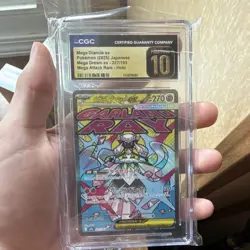 CGC 10 Mega Diancie ex 227/193 Mega Dream ex Japanese 2025 Holo Mega Attack Rare - Image 1