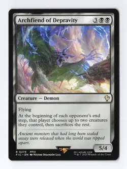 Archfiend of Depravity Regular Rare FINAL FANTASY MTG Magic the Gathering Card N - Image 1