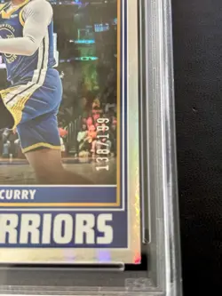 2023-24 Panini NBA Hoops - Stephen Curry #292 Premium Box Set /199 PSA 10 POP 21 - Image 4