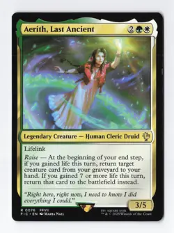 Aerith, Last Ancient Regular Rare FINAL FANTASY MTG Magic the Gathering Card NM - Image 1