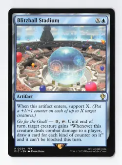 Blitzball Stadium RareCommander FINAL FANTASY MTG Magic the Gathering Card NM - Image 1
