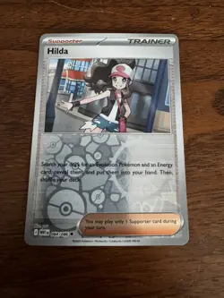 Hilda 084/086 Reverse Holo Pokemon TCG SV: White Flare NM - Image 1