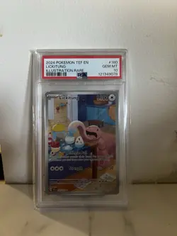 PSA 10 2024 POKEMON TEF EN-TEMPORAL FORCES #180 LICKITUNG ILLUSTRATION RARE - Image 1
