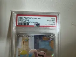 PSA 10 2024 POKEMON TEF EN-TEMPORAL FORCES #180 LICKITUNG ILLUSTRATION RARE - Image 4