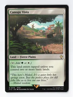 Canopy Vista Rare Commander FINAL FANTASY MTG Magic the Gathering Card NM - Image 1