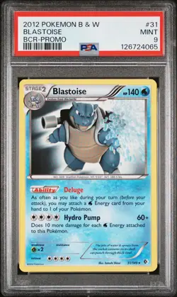 BLASTOISE 31/149 PROMO BOUNDARIES CROSSED POKEMON PSA 9 - Image 1