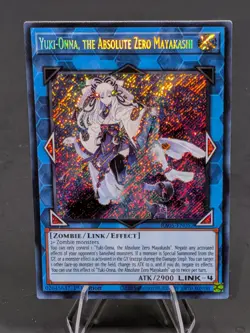 Yuki-Onna, The Absolute Zero Mayakashi - Secret Rare 1st Ed RA05-EN057 Yu-Gi-Oh! - Image 1