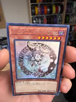 Yugioh Dark Magician Girl Ghost Rare DP23-JP000 Japanese Duelist Pack - Image 5