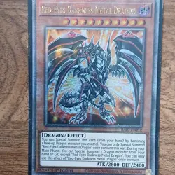 Konami Yu-Gi-Oh! Red-Eyes Darkness Metal Dragon RA03-EN212 1st Ed - Image 1