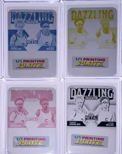 2025 Leaf Women of Sport Hannah Hidalgo Olivia Miles Printing Plate 1/1 Set - Image 1
