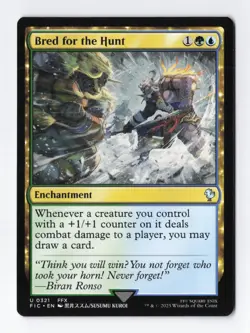 Bred for the Hunt Rare Commander FINAL FANTASY MTG Magic the Gathering Card NM - Image 1
