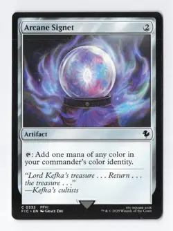 Arcane Signet (0332) Commander FINAL FANTASY MTG Magic the Gathering Card NM - Image 1