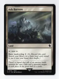 Ash Barrens Regular Commander FINAL FANTASY MTG Magic the Gathering Card NM - Image 1
