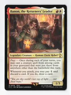 Banon the Returners Regular Commander FINAL FANTASY MTG Magic the Gathering Card - Image 1