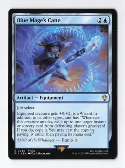 Blue Mage's Cane Rare Commander FINAL FANTASY MTG Magic the Gathering Card NM - Image 1