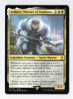 Ardbert, Warrior of Darkness Rare FINAL FANTASY MTG Magic the Gathering Card NM - Image 1