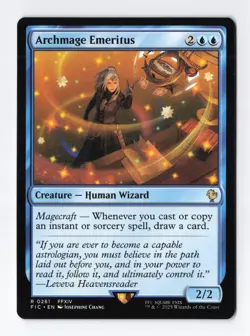 Archmage Emeritus Regular Rare FINAL FANTASY MTG Magic the Gathering Card NM - Image 1