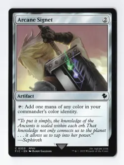 Arcane Signet (0333) Commander FINAL FANTASY MTG Magic the Gathering Card NM - Image 1
