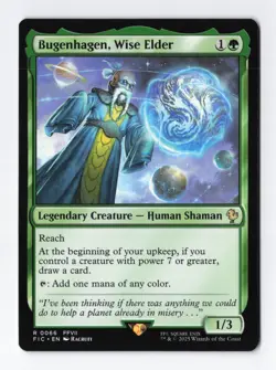Bugenhagen, Wise Elder Rare Commander FINAL FANTASY MTG Magic the Gathering Card - Image 1