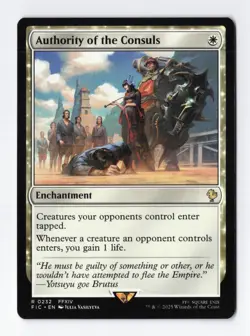 Authority of the Consuls Rare FINAL FANTASY MTG Magic the Gathering Card NM - Image 1